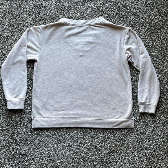 Soft And Cozy Orvis Cream V-neck Sweater Pullover, women’s medium - Picture 5 of 8